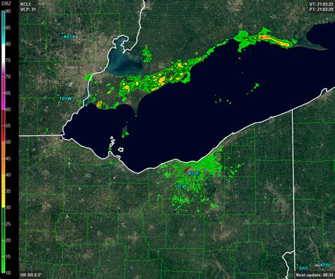 radar loop for cleveland 5.